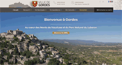 Desktop Screenshot of gordes-village.com